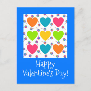 Carte postale Saint Valentin pour camarade de clas