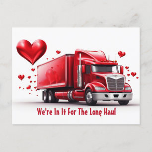 Carte Postale Saint-Valentin pour les camionneurs