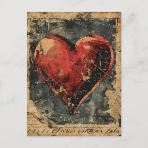 Carte Postale Saint-Valentin vintage