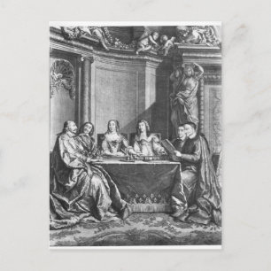 Carte Postale Saint Vincent de Paul et le cardinal Jules Mazarin