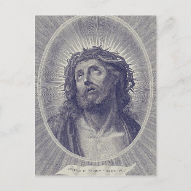 Carte Postale Saint Visage de Jésus (Devant)
