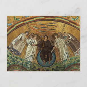 Carte Postale Saint Vitalis, Archange et Jésus Christ Byzantin