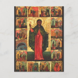 Carte Postale Sainte Anastasia la Délivrance Art Byzantin