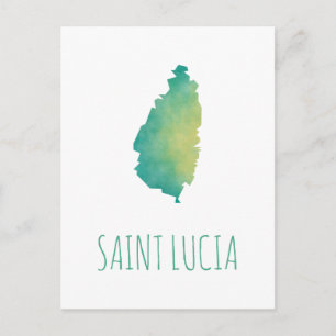 Carte Postale Sainte-Lucie