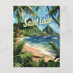 Carte Postale Sainte-Lucie