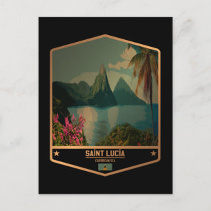 Carte Postale Sainte-Lucie