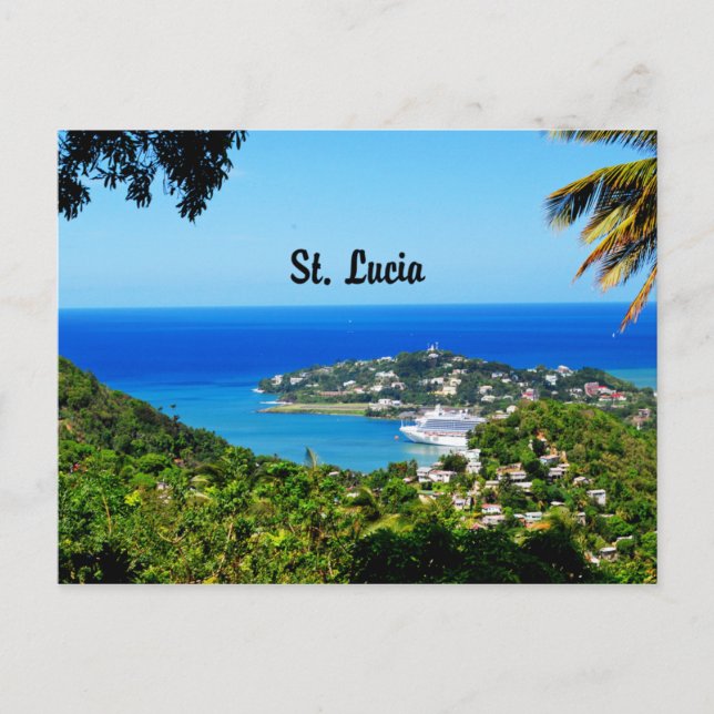 Carte Postale Sainte-Lucie (Devant)