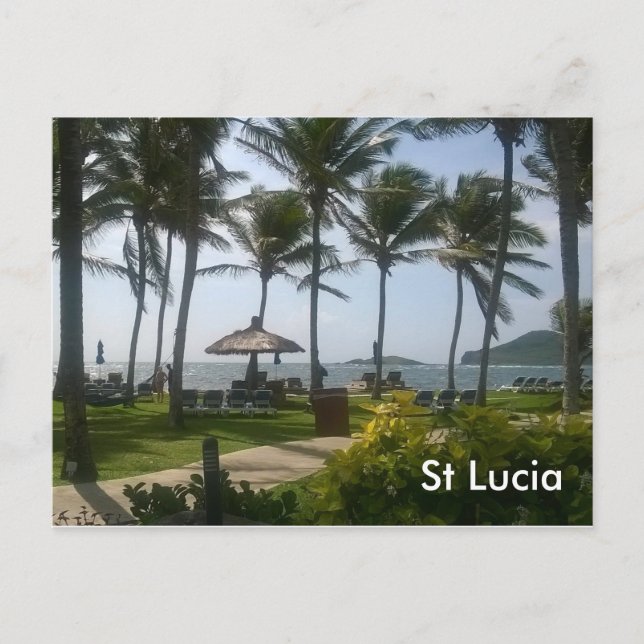 Carte Postale Sainte-Lucie (Devant)