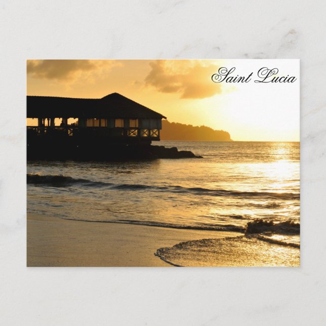 Carte Postale Sainte-Lucie (Devant)
