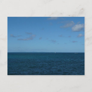 Carte Postale Sainte-Lucie Horizon Océan Bleu