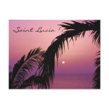 Sainte Lucie Purple Paradise Coucher de soleil