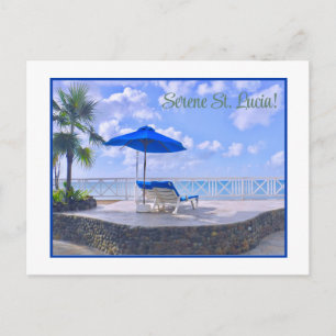 CARTE POSTALE SAINTE-LUCIE SEREINE/CHAIS LONGUE AU BORD DE LA ME