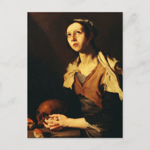 Carte Postale Sainte Marie l'Égyptienne par Jusepe de Ribera