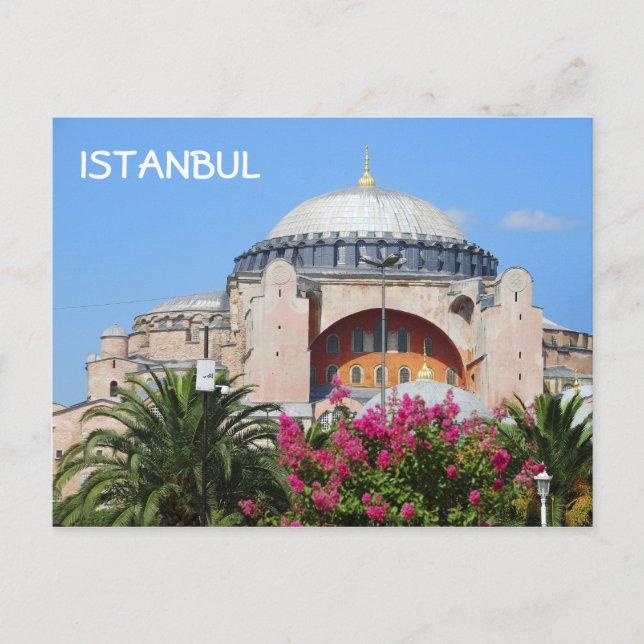Carte Postale Sainte-Sophie, Istanbul (Devant)