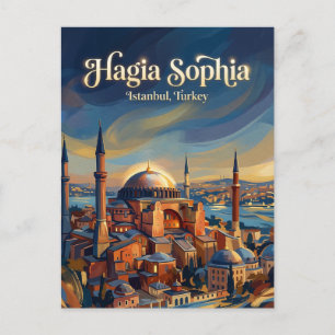 Carte Postale Sainte-Sophie, Istanbul, Marmara