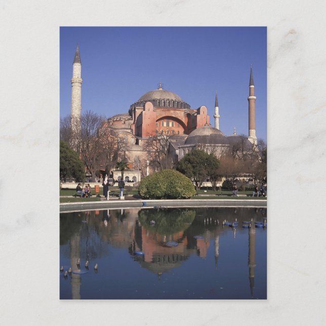 Carte Postale Sainte-Sophie, Istanbul, Turquie (Devant)
