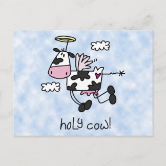 Carte Postale Sainte vache !