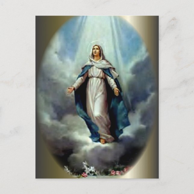 Carte Postale Sainte Vierge Marie - Mère de Dieu (Devant)