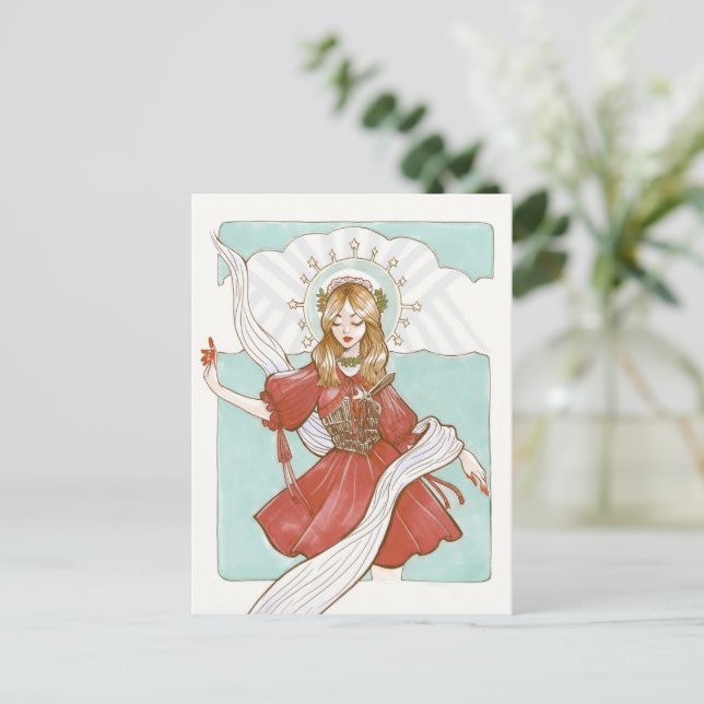Carte postale Saintly Pure of Heart (Debout devant)