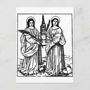 Carte Postale Saints Justa et Rufina patrons de Séville