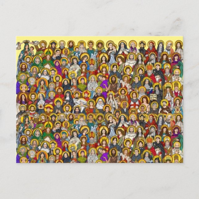 Carte Postale Saints, Tous les saints, Saints catholiques (Devant)