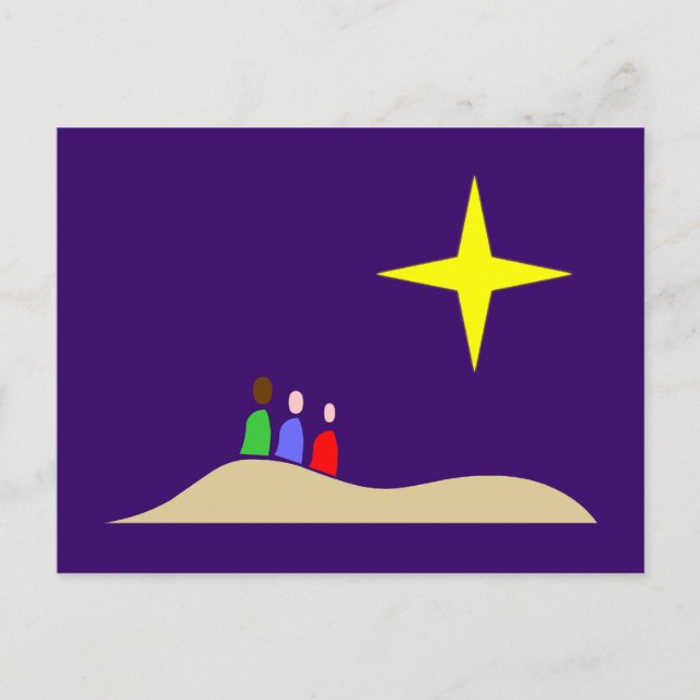 Carte Postale Saints Trois Rois de la Three Wise (Devant)