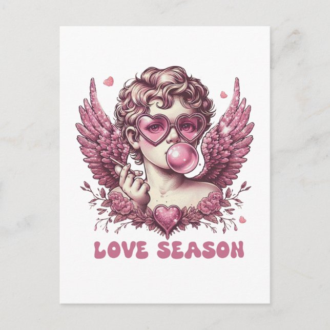 Carte Postale Saison d'amour Valentine (Devant)