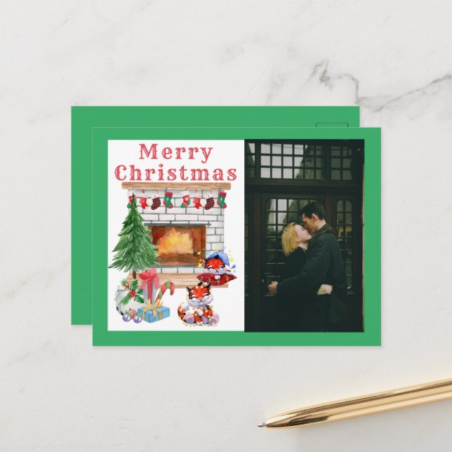 Carte Postale Saison de vacances Photo (Devant/Arrière en situation)