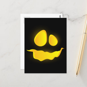 Carte Postale Saison d'Halloween effrayant Bumkin