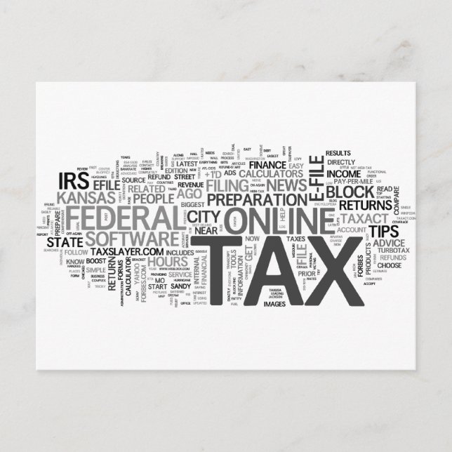 Carte Postale Saison fiscale (Devant)