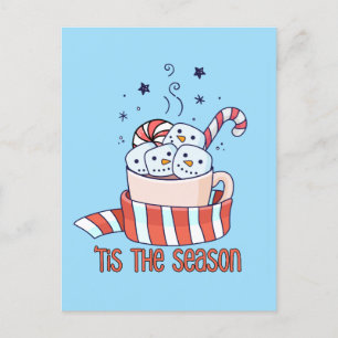 Carte Postale Saison Latte Peppermint