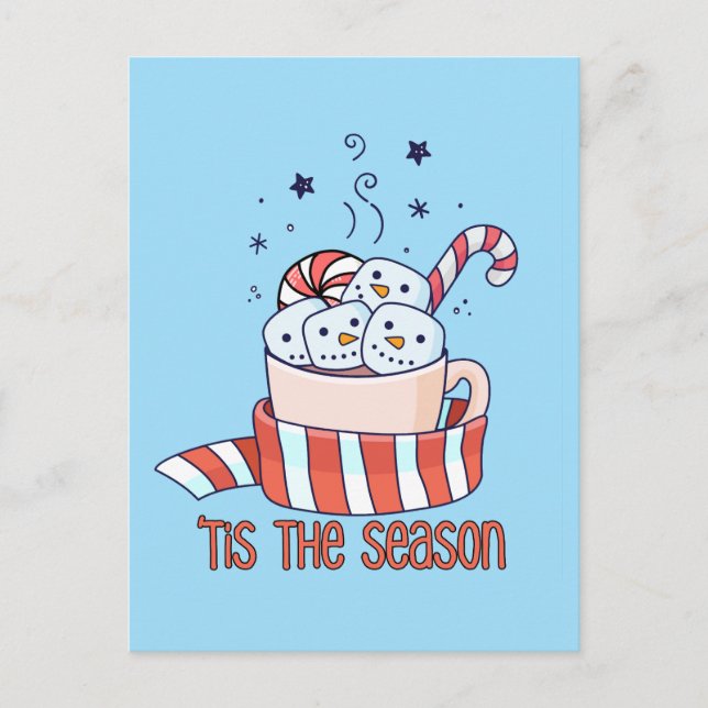 Carte Postale Saison Latte Peppermint (Devant)