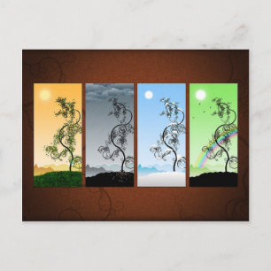Carte Postale Saisons