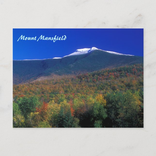 Carte Postale Saisons du Mont Mansfield (Devant)