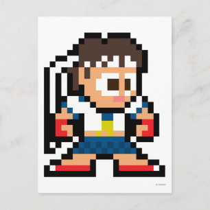 Carte Postale Sakura 8 bits