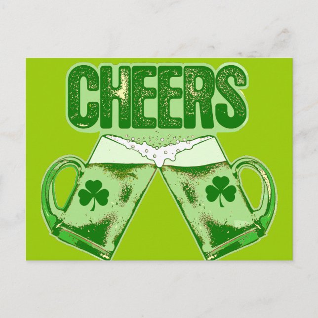 Carte Postale Salades de bière verte (Devant)