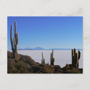 Carte Postale Salar de Uyuni, Bolivie