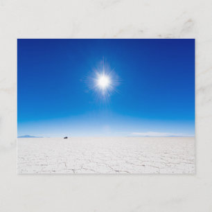 Carte Postale Salar de Uyuni, Bolivie.