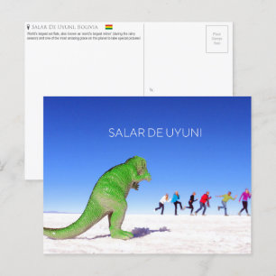 Carte postale Salar de Uyuni, Bolivie