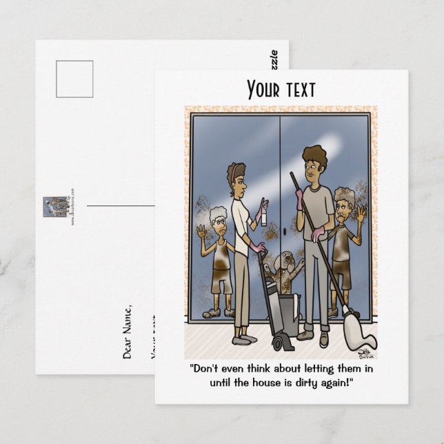 Carte postale sale (Devant / Derrière)