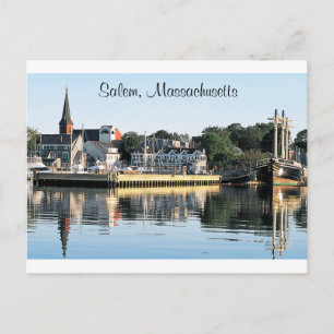 Carte postale Salem Massachusetts Marina