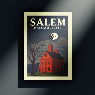 Carte Postale Salem Massachusetts vintage