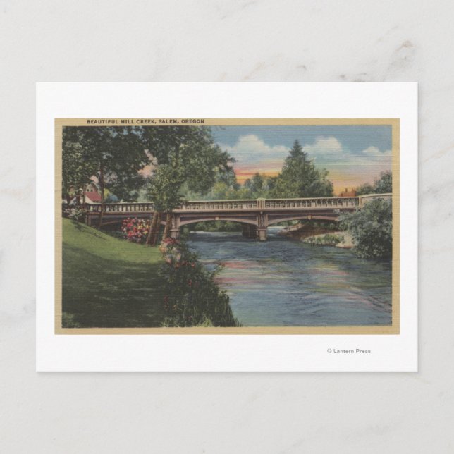 Carte Postale Salem, Oregon - Belle Mill Creek (Devant)