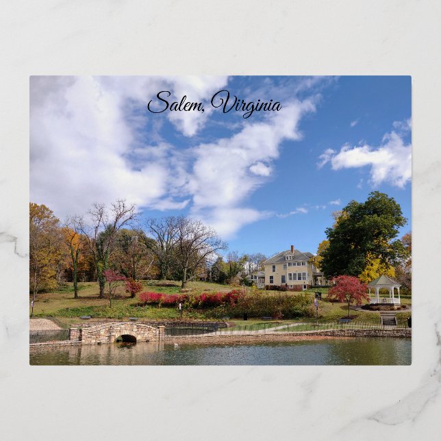 Carte postale Salem Virginia (Recto)