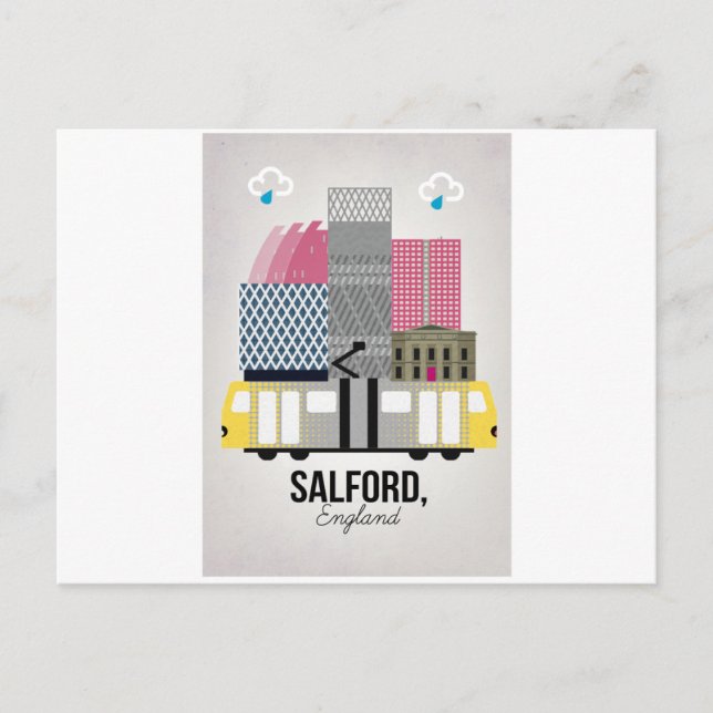 Carte Postale Salford (Devant)