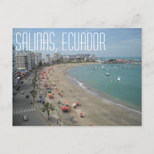 Carte postale Salinas Ecuador