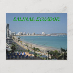 CARTE POSTALE SALINAS, ÉQUATEUR