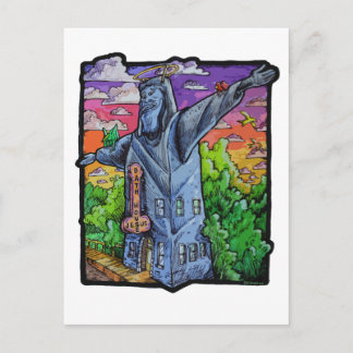 Carte Postale Salle de bain Jebus