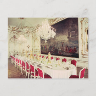 Carte Postale Salle de banquets, design conçu par Nikolaus
