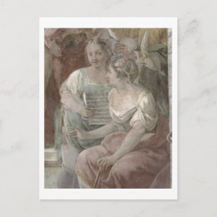 Carte Postale Salle de musique (fresque) (détail de 60259)